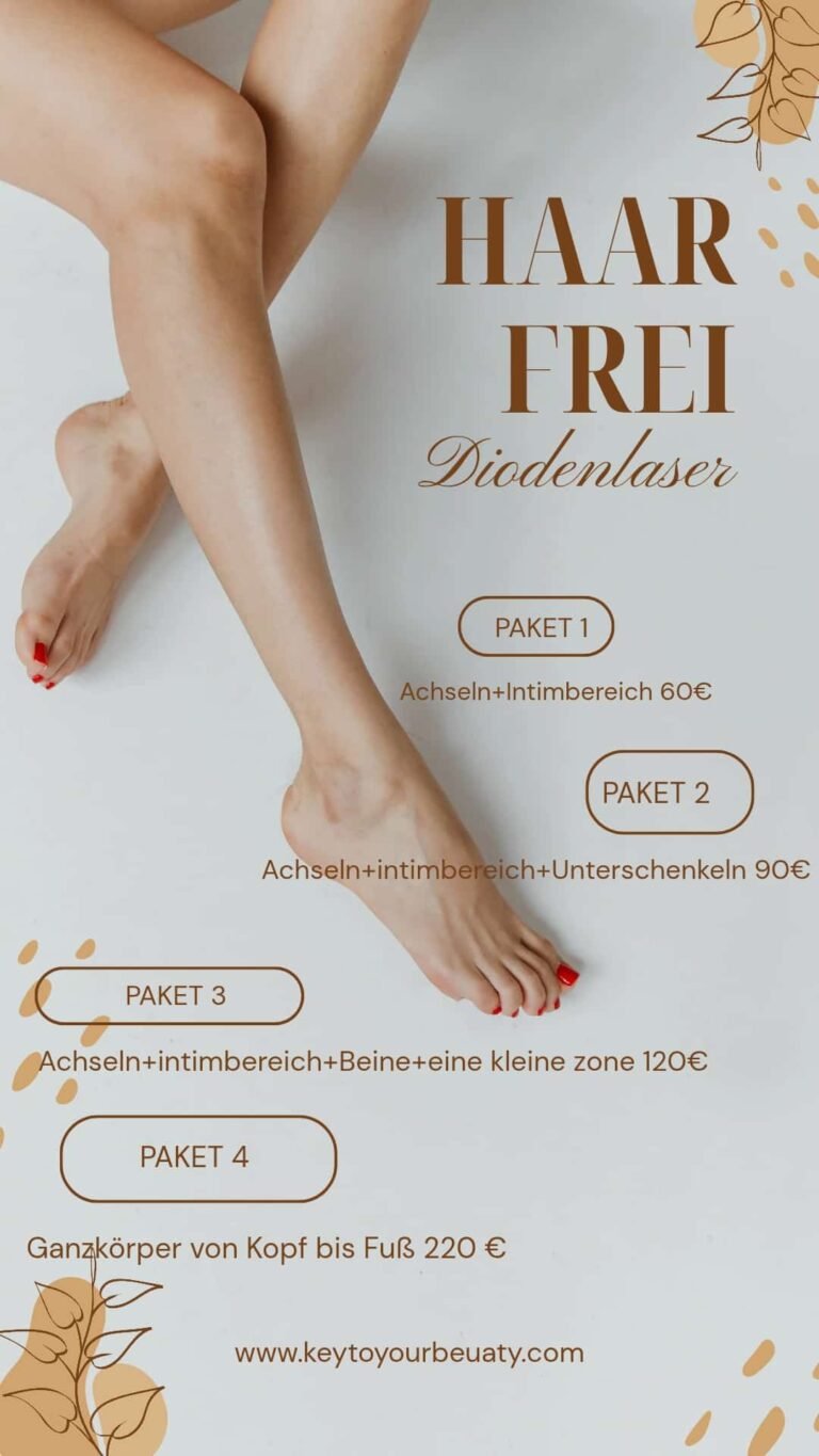 Hair removal packages with diode laser services.